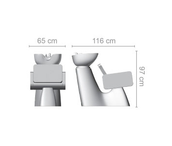 ceriotti fiber class washing chair