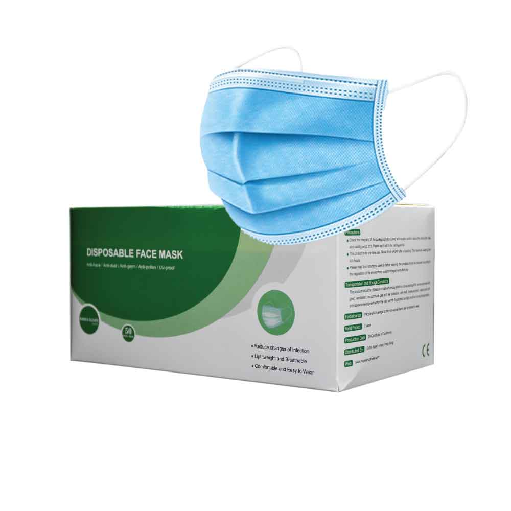 disposable face mask