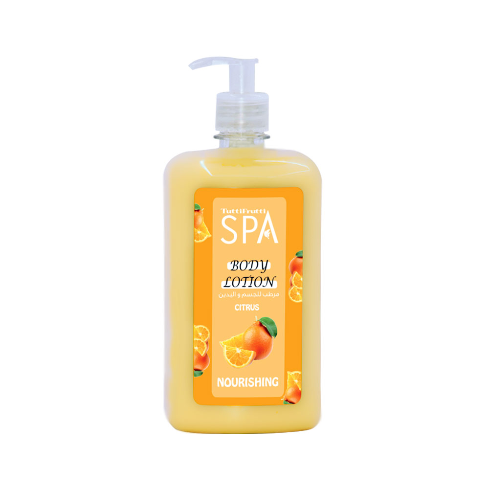 body lotion citrus flavour from tuttifrutti brand`
