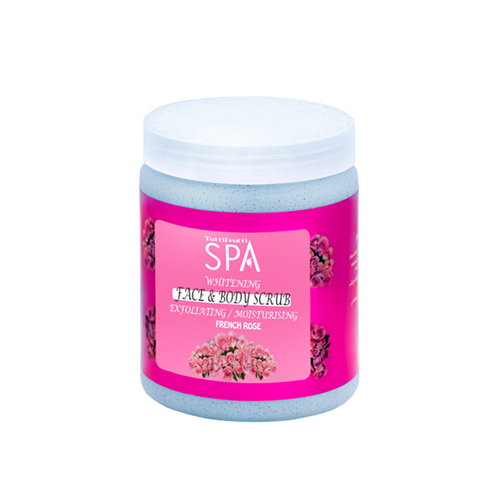 face and body scrub French rose