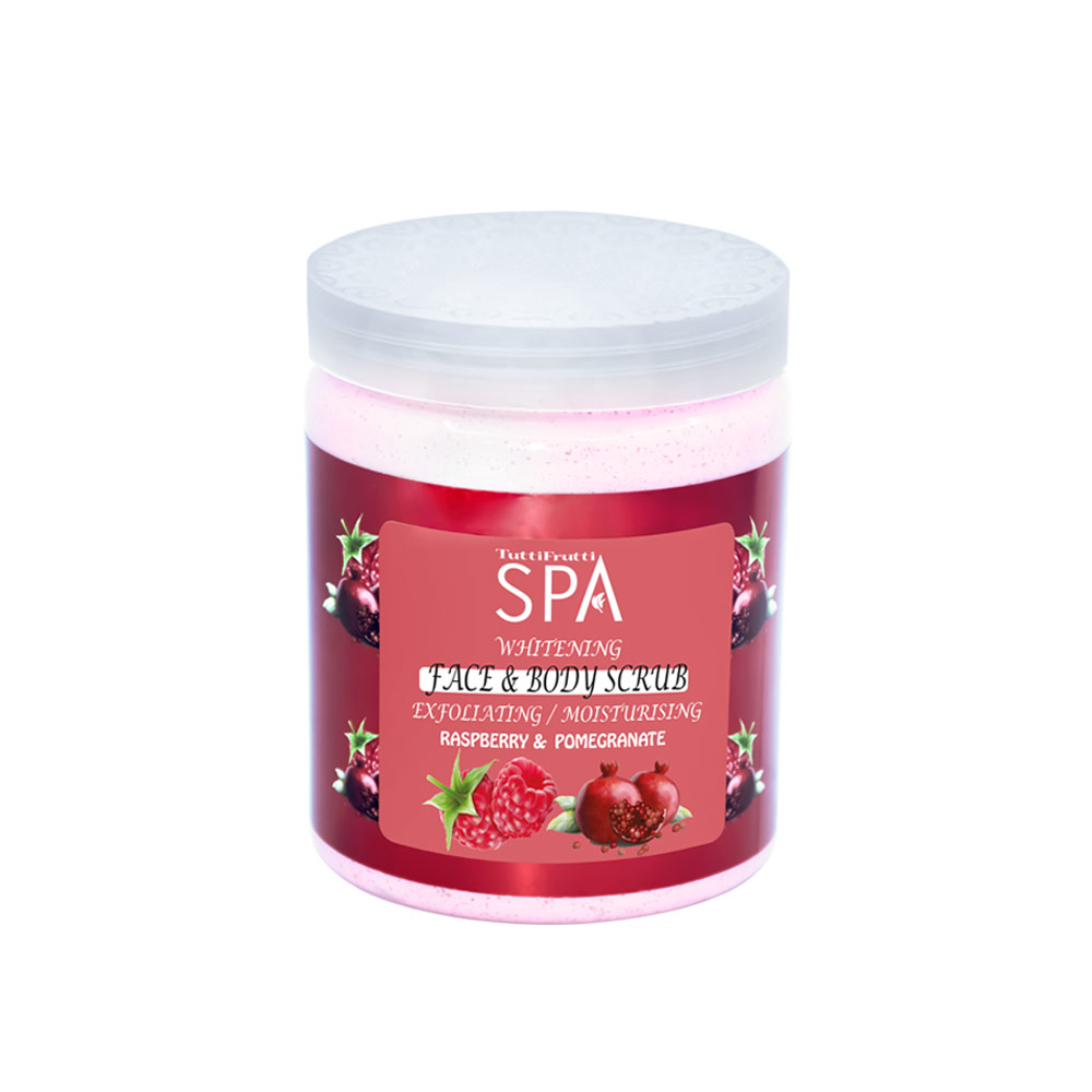 face and body scrub pomegranate
